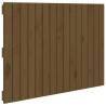 Honey Brown Wall Headboard - Solid Pine Wood | HipoMarket