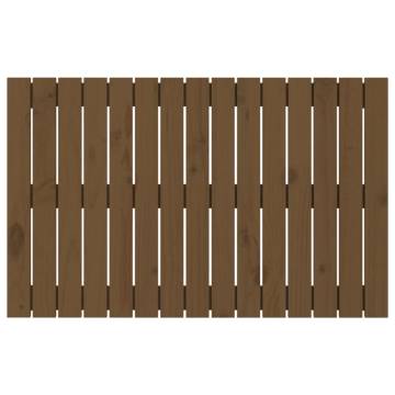 Honey Brown Wall Headboard - Solid Pine Wood | HipoMarket