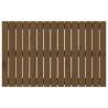 Honey Brown Wall Headboard - Solid Pine Wood | HipoMarket