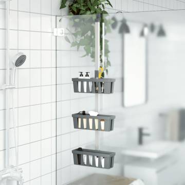 Aluminium Shower Hanger Shelf - Adjustable & Durable Storage