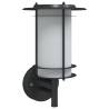 Outdoor Wall Light Black Stainless Steel for All Spaces