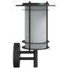 Outdoor Wall Light Black Stainless Steel for All Spaces