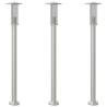 Outdoor Floor Lamps 3pcs Silver Stainless Steel - 100 cm