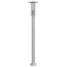 Outdoor Floor Lamps 3pcs Silver Stainless Steel - 100 cm