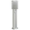 Outdoor Floor Lamp with Sensor - Silver Stainless Steel 60 cm