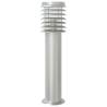 Outdoor Floor Lamp with Sensor - Silver Stainless Steel 60 cm