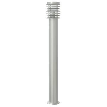 Outdoor Floor Lamp with Sensor - Silver 110cm Stainless Steel