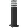 Outdoor Floor Lamp with Sensor - Black 50 cm Aluminium