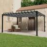 Gazebo with Louvered Roof 3x4 m Anthracite Fabric and Aluminium Colour anthracite Size 3 x 4 m Quantity in Package 1 