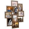 Collage Photo Frame for 10x(13x18 cm) Picture Light Brown MDF Colour light brown Size 10 x (13 x 18 cm) Quantity in Package 1 