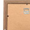 Collage Photo Frame for 10 Photos - Light Brown MDF