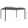 Modern Gazebo with Louvered Roof - 3x4 m Anthracite