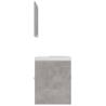 Stylish Bathroom Furniture Set in Concrete Grey | Hipomarket