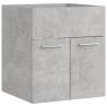 Stylish Bathroom Furniture Set in Concrete Grey | Hipomarket