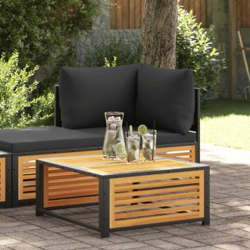 Garden Table 68x68x30 cm Solid Wood Acacia - Durable & Stylish