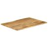 Live Edge Solid Wood Mango Table Top | 100x80 cm