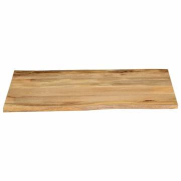 Live Edge Solid Wood Mango Table Top | 100x80 cm