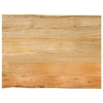 Table Top 70x60 cm Live Edge Solid Wood Mango - HipoMarket