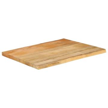 Table Top 70x60 cm Live Edge Solid Wood Mango - HipoMarket