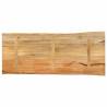 Live Edge Solid Wood Mango Table Top - 140x60 cm