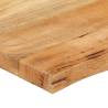 Live Edge Solid Wood Mango Table Top - 140x60 cm