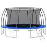 Trampoline Set Round 488x90 cm 150 kg Colour blue Size Ø 488 x 90 cm Quantity in Package 1 