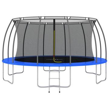 Round Trampoline Set 488x90 cm - Safe & Fun for Kids