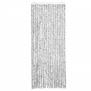 Fly Curtain Light Grey & Dark Grey 56x200 cm | HipoMarket