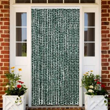 Fly Curtain Green and White 118x220 cm | Insect Protection