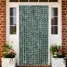 Fly Curtain Green and White 118x220 cm Chenille Colour green and white Size 118 x 220 cm 