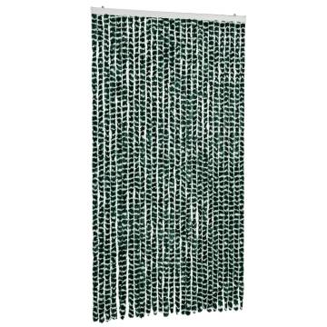 Fly Curtain Green and White 118x220 cm | Insect Protection