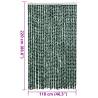 Fly Curtain Green and White 118x220 cm | Insect Protection