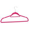 50 pcs Anti-slip Pink Velvet Clothes Hanger Set | HipoMarket