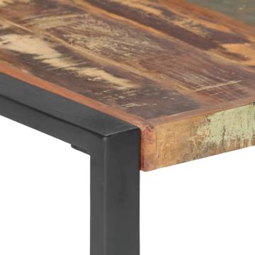 Industrial Coffee Table 140x140 cm - Solid Reclaimed Wood