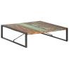 Industrial Coffee Table 140x140 cm - Solid Reclaimed Wood