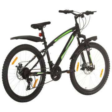 Mountain Bike 21 Speed 26" Wheel - Black | HiPo Market