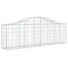 Arched Gabion Baskets 8 pcs - Decorative Garden Barriers