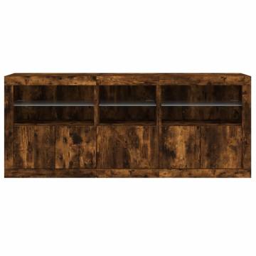 LED Sideboard in Smoked Oak - Modern & Stylish Storage Solution