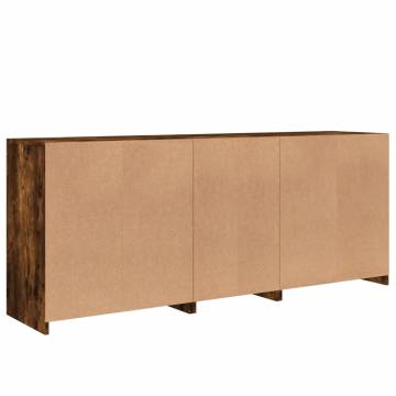 LED Sideboard in Smoked Oak - Modern & Stylish Storage Solution