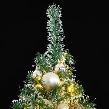 Artificial Christmas Tree with 300 LEDs & Ball Set - 180 cm