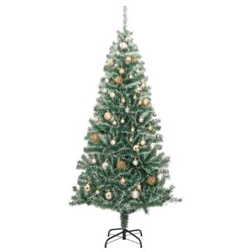 Artificial Christmas Tree with 300 LEDs & Ball Set - 180 cm