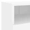 White TV Wall Cabinet - 40x30x30 cm Engineered Wood