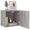 Stylish Grey Sonoma TV Wall Cabinets - 2 pcs | Home Storage