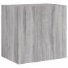 Stylish Grey Sonoma TV Wall Cabinets - 2 pcs | Home Storage