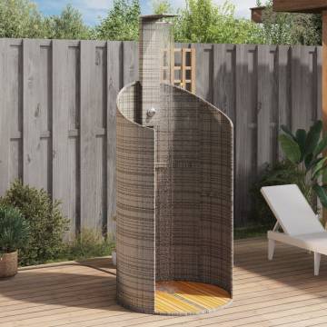 Stylish Outdoor Shower Grey - 100x100x241.5 cm | HipoMarket