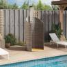 Stylish Outdoor Shower Grey - 100x100x241.5 cm | HipoMarket