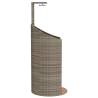 Stylish Outdoor Shower Grey - 100x100x241.5 cm | HipoMarket