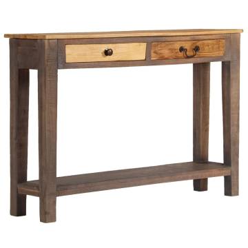 Vintage Solid Wood Console Table - 118x30x80 cm | HipoMarket