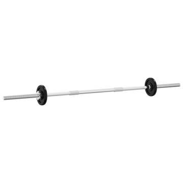 30 kg Cast Iron Barbell & Dumbbell Set - Versatile Workout Gear