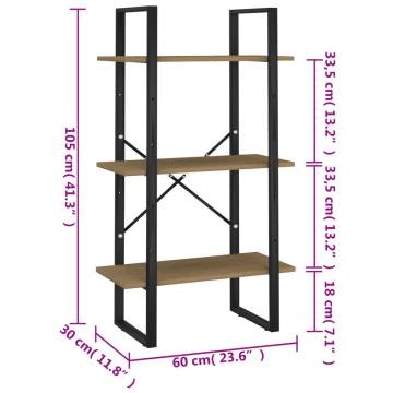 Storage Shelf 60x30x105 cm - Solid Pine Wood | HipoMarket